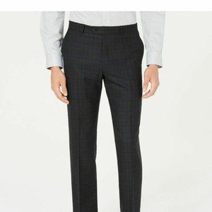 COPY - TOMMY HILFIGER Mens Blue Plaid Work Pants Size: 36